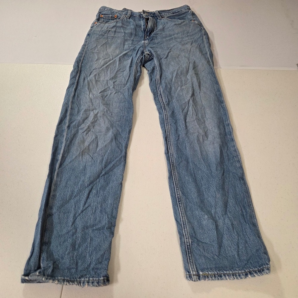 Levis Low Pro Straight Jeans Womens 27 Medium Wash Blue Denim Low Rise